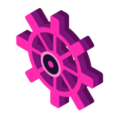 Magenta Waterwheel logo